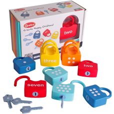 Bộ đồ chơi thực hành mở khóa học số sớm theo phương pháp giáo dục Montessori
