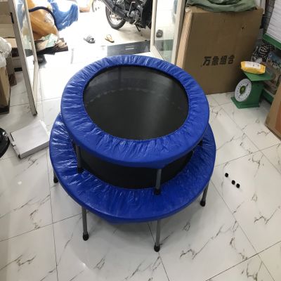 Trampoline - Bạt nhún 1m22 gấp gọn xanh dương hãng Techsport