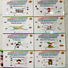 Bộ 8 cuốn sách Sơ đồ tuy duy -  Mindmap for kids - Chơi hay, học vui với sơ đồ tư duy